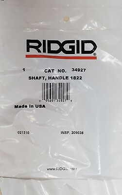 #ad Ridgid Model 1822 I Shaft Handle 34927 $53.20