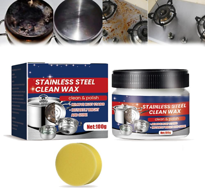 #ad Magical Nano Technology Stainless Steel Cleaning PasteStainless Steel Clean Wax $12.10