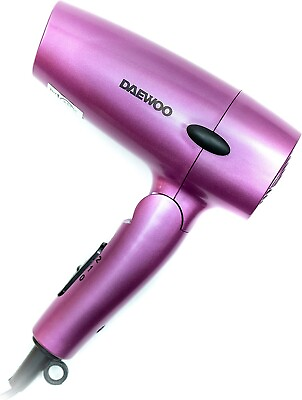 #ad Daewoo New 1200w 220 Volt Travel Folding Hair Dryer 220V 240V For Export NON USA $29.90