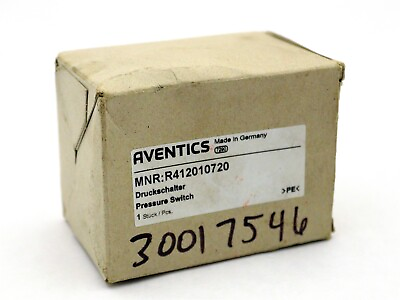 Aventics Pressure Switch R412010720 *New Open Box* #ad $239.95