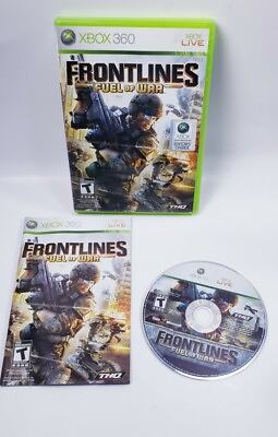 #ad Frontlines: Fuel of War Microsoft Xbox 360 2008 With Manual TESTED C $7.95