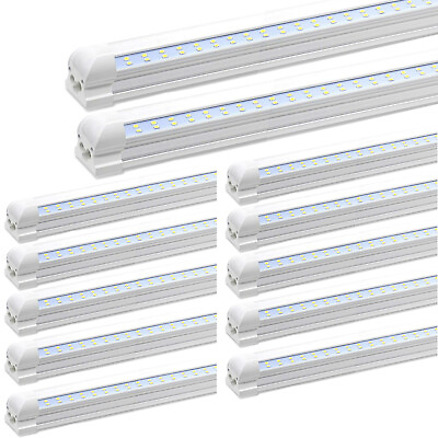 #ad 12 Pack 2FT LED Tube Light Ceiling Shop Lamp 20W 2400LM 6000K 5 Years Warranty $74.39