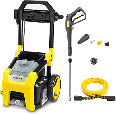 #ad Kärcher K2100PS Max 2625 PSI Electric Pressure Washer with 4 Spray Nozzles for $380.60