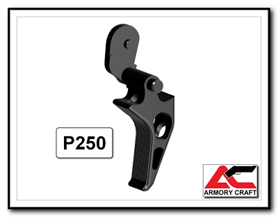 #ad #ad Premium Adjustable Flat Trigger For Sig Sauer P250 by Armory Craft $87.95