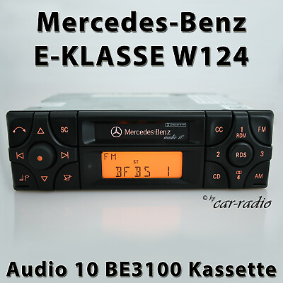 #ad Original Mercedes Audio 10 BE3100 Becker W124 Radio Kassette E Klasse Autoradio EUR 199.00