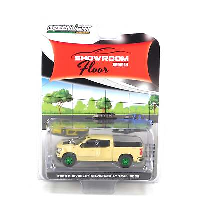 #ad Green Machine 2023 Chevrolet Silverado Trail Boss Z71 68050 Showroom Floor 1:64 $14.99