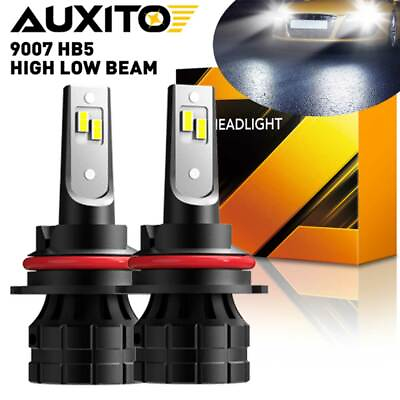 AUXITO LED Headlight 9007 HB5 Hi Low Beam 20000LM Bulbs Super Bright White Lamps $28.98