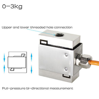 #ad miniature S type pull pressure sensor force measurement weighing sensor 0 3KG $46.20