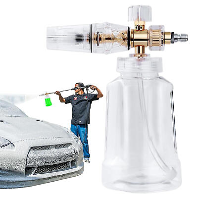 #ad Snow Foam Lance Cannon Soap Bottle Sprayer For Pressure Washer Gun Jet Car Wash $43.96