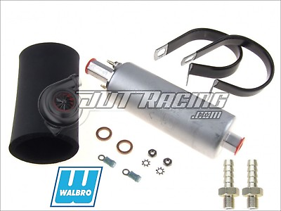 Genuine GSL392 Walbro TI 255LPH Inline High Pressure Fuel Pump w Install Kit $99.99