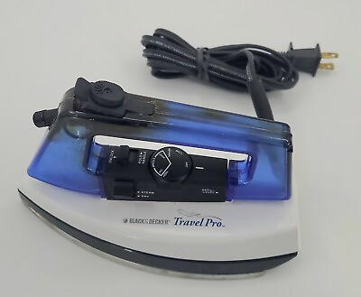 #ad Black And Decker Travel Pro Steam Compact Foldable Electric Travel Iron $21.53