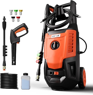 #ad Electric Pressure Washer 4000PSI High Pressure Washer Powered Portable Washer $109.00