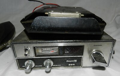 #ad Vintage Royce Electronics Model 604 CB Radio with Mic $24.94
