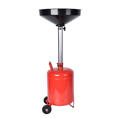 #ad 5 Gallon Portable Oil Lift Drain Adjustable Height Waster Oil drain Tool，Steel $76.99