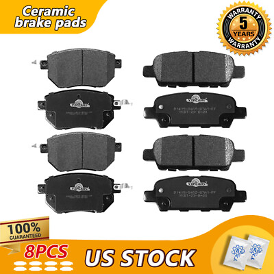 #ad For Nissan Murano 2003 2012Front amp; Rear Disc Ceramic Brake Pad $36.99