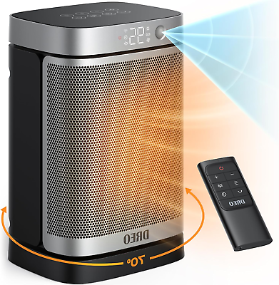#ad Space Heater with Motion Sensor 2022 Upgraded 1500W Electric Heater with 70° Os $74.61