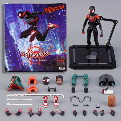 #ad Spider Man: Across The Spider Verse Miles Morales Action Figure NEW IN BOX 13CM $25.00