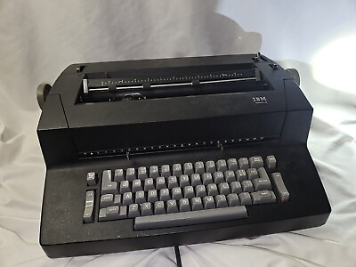 #ad #ad IBM Selectric II Vintage Correcting Electric Typewriter Black PARTS REPAIR $59.99