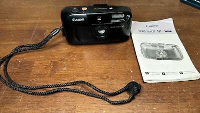 #ad Canon Prima Mini Sure Shot M 32mm f 3.5 Lens with NEW Battery TESTED $60.00