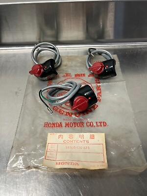 #ad real NOS Honda run switch assembly kill switch run off 35300 120 673 **not repro $275.00