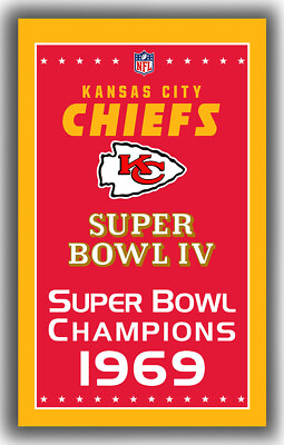 #ad Kansas City Chiefs Football Super Champion Memorable Flag 90x150cm 3x5ft Banner $14.95