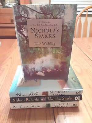 Nicholas Sparks 4 Book Lot The Wedding Dear John At First Sight $19.99