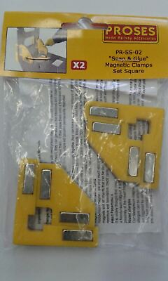 #ad Snapamp;Glue Set Square 2 Magnetic Clamps 8 Magnets Proses PR SS 02 $27.22