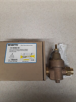 #ad #ad WATTS N55BM1 U 1 2 IN water reducing pressure valve $104.99
