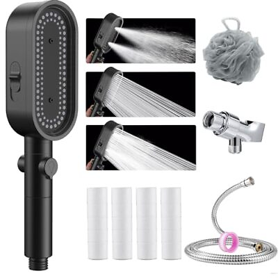 #ad Filtered Shower Head with Handheld High Pressure Water Flow Power Wash for ... $50.37