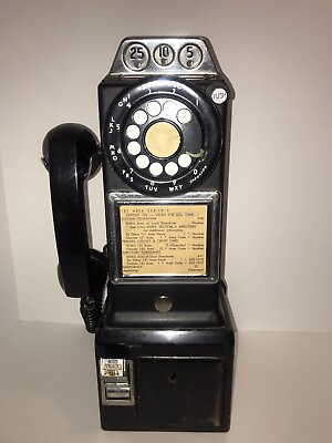 #ad Vintage Northern Electric rotary pay phone. Authentic Item $1950.00