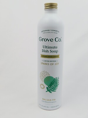 #ad Grove Co. Ultimate Dish Soap Single Refill in Aluminum Bottle Balsam Fir 16 oz $9.99