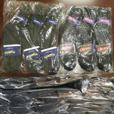 #ad #ad Men Women Black Solid Color Crew Socks Sports Casual Cotton Wholesale Bulk Lots $1499.24
