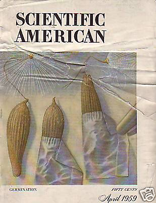 #ad 1959 Scientific American April Sex gas of Hydra Mohole $8.69