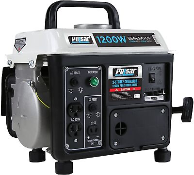 #ad 1200 New Pulsar Watt Portable Low Noise Gas Powered Inverter Generator PG1202SA $140.00