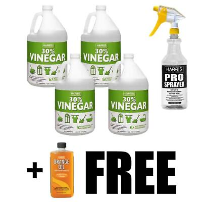 #ad 128 oz. 30% Cleaning Vinegar Concentrate 4 Pack and 32 oz. Professional Spray $90.19
