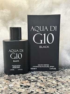 Aqua Di G10 Black Men#x27;s Cologne 3.4 OZ ***BRAND NEW*** #ad $14.99