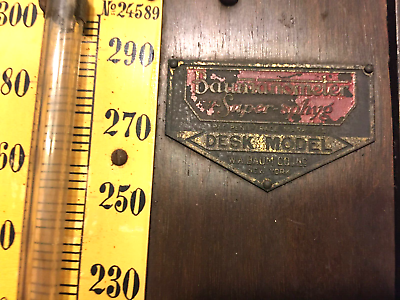 #ad Antique Baumanometer Blood Pressure Wood Case W.A. Baum Co. New York $74.89