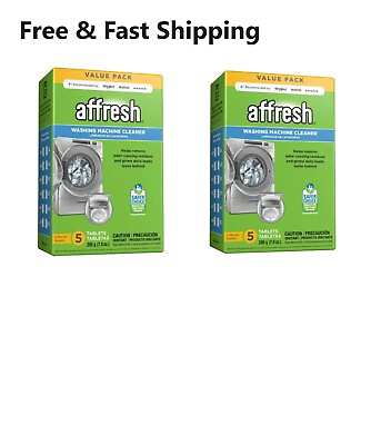 #ad Pack of 2 affresh Washing Machine Cleaner Dissolving Tablets 5 Count $23.99