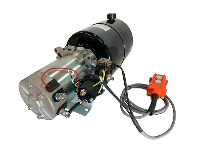 #ad Hydraulic Pump Power Unit Single Acting 12V DC Dump Trailer 8 Quart with Remote $395.00