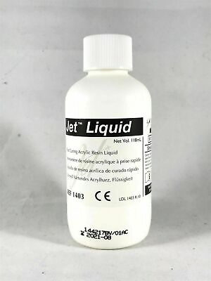 #ad Lang Jet Denture Repair Acrylic Resin Liquid 118ml 4 oz $129.95