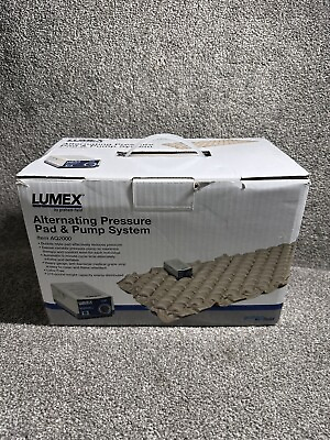 #ad #ad Lumex Deluxe Alternating Pressure BED PAD amp; Pump System AQ2000 EUC $39.95