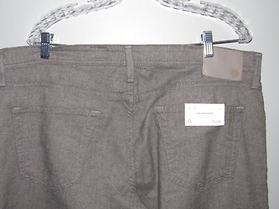 #ad NWT New AG ADRIANO GOLDSCHMIED Mens 38 X 34 Gray Pants The Graduate Tailored Leg $58.99