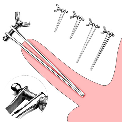 #ad Adjustable Stainless Steel Penis Plug Urethral Sounds Dilator Stretcher Sounding $6.99