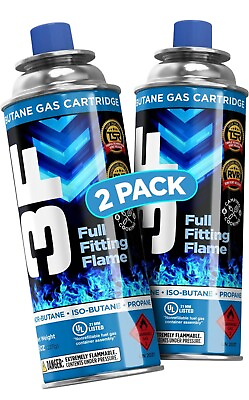 #ad Butane Fuel Pure Refined 8oz For All Camping Stoves Compatible With 8oz Cans $17.99