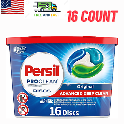 #ad #ad Persil Discs Laundry Detergent Pacs Original Scent HE Compatible 16 Count FAST $18.98