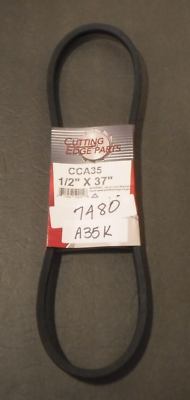 #ad New Cutting Edge Parts 7480 CCA35 Replacement Belt 1 2quot; x 37quot; 4L370 $9.95