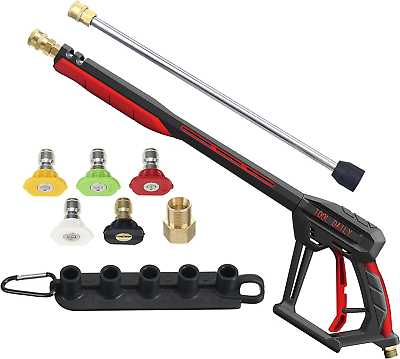 #ad Tool Daily Pressure Washer Gun with Replacement Extension Wand M22 14Mm 15Mm Fi $47.23