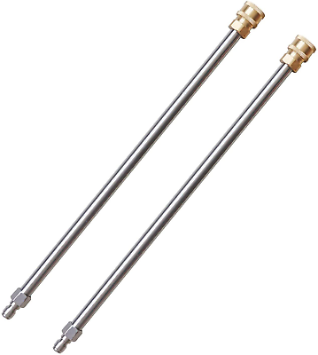 #ad #ad Pressure Washer Lance Extension Wand 1 4quot; Quick Connect 2 Pack NEW $14.93