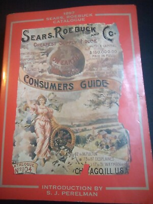 #ad 1897 Sears Roebuck Catalogue Consumer Guide 1968 $15.99