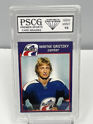 #ad Wayne Gretzky 1978 Indianapolis Star Racers Rookie #99 Graded PSCG 10 Gem Mt $29.95